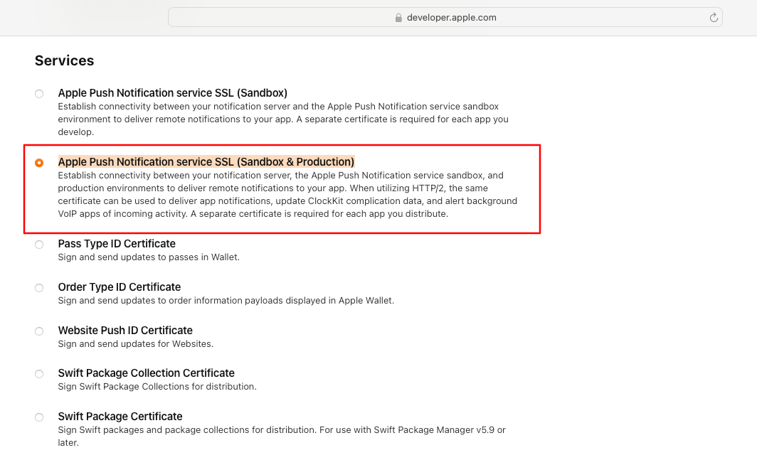Create Certificate